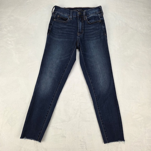 Aeropostale Denim - Aeropostale Women's High Rise Jeggings Size 00 Short Dark‎ Wash Stretch Denim